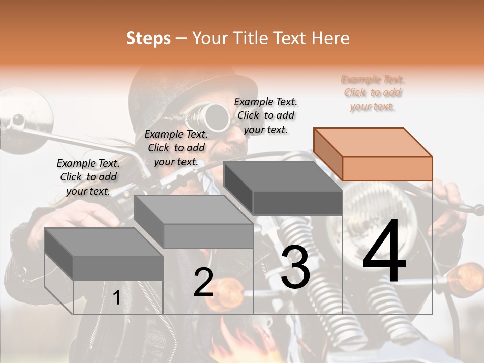 Steel Helmet Smoker Witty PowerPoint Template