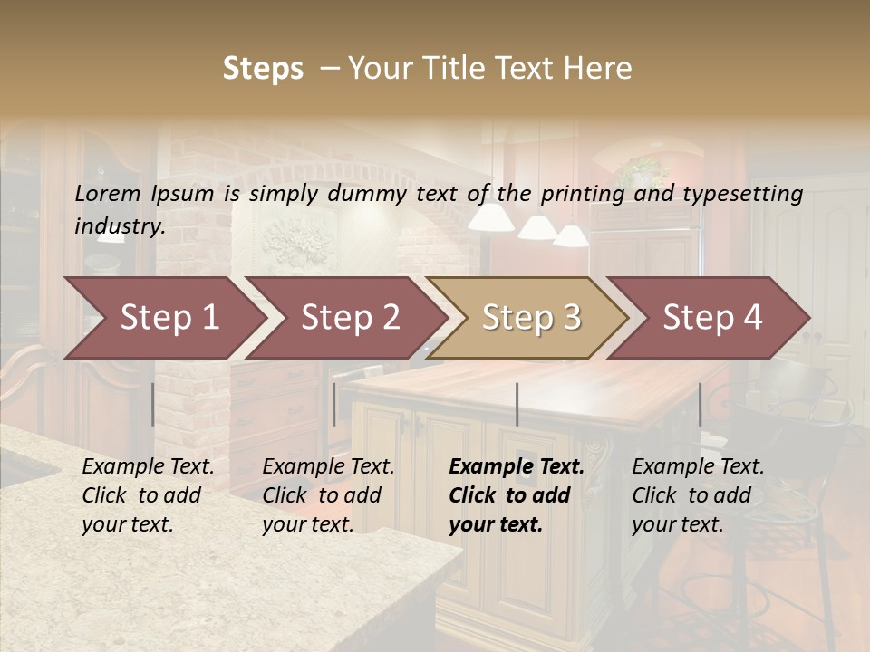 Profe Ional Room Chair PowerPoint Template