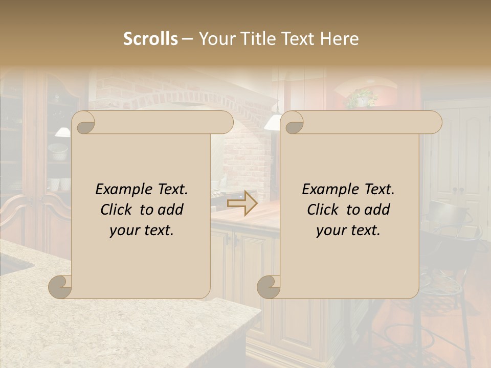 Profe Ional Room Chair PowerPoint Template