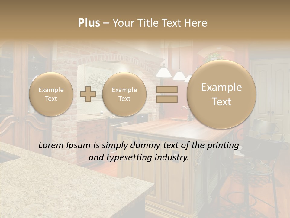 Profe Ional Room Chair PowerPoint Template