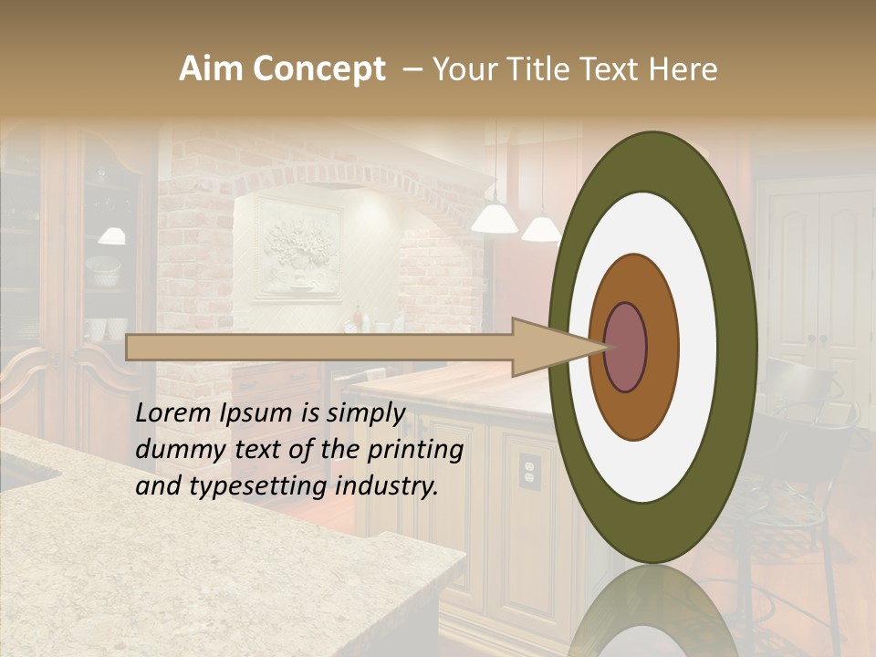 Profe Ional Room Chair PowerPoint Template