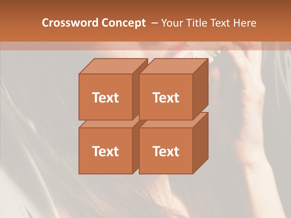 Adult Healthy Closeup PowerPoint Template