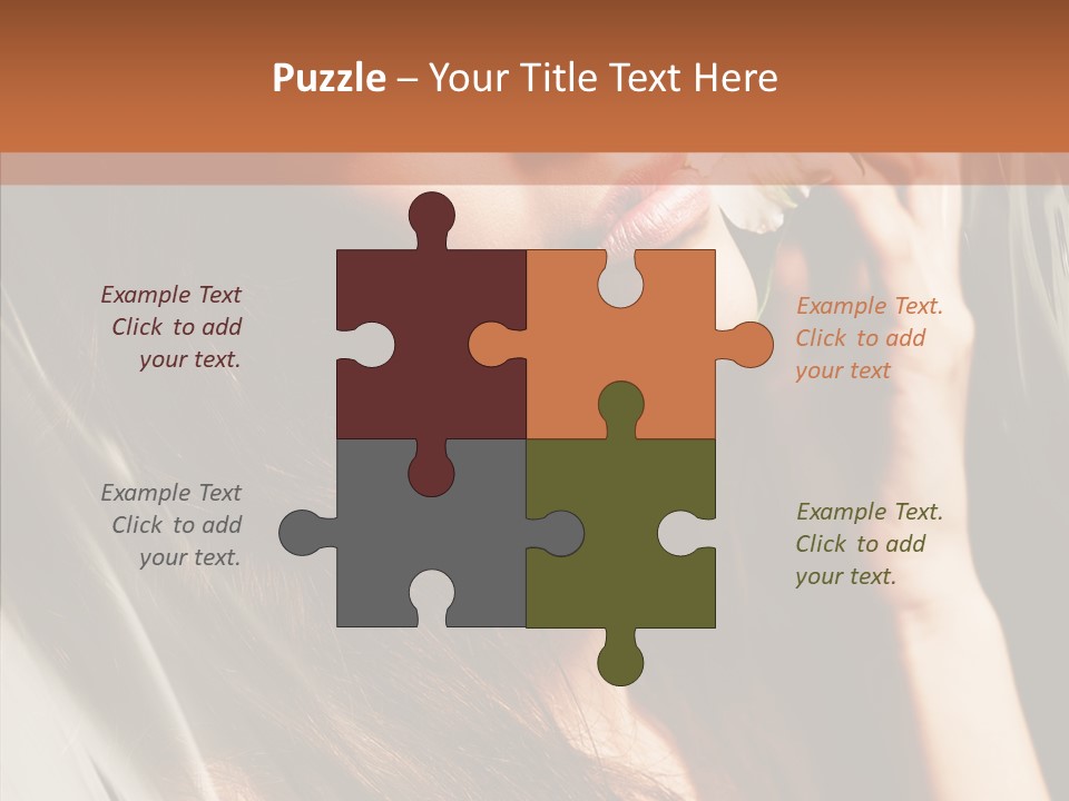 Adult Healthy Closeup PowerPoint Template