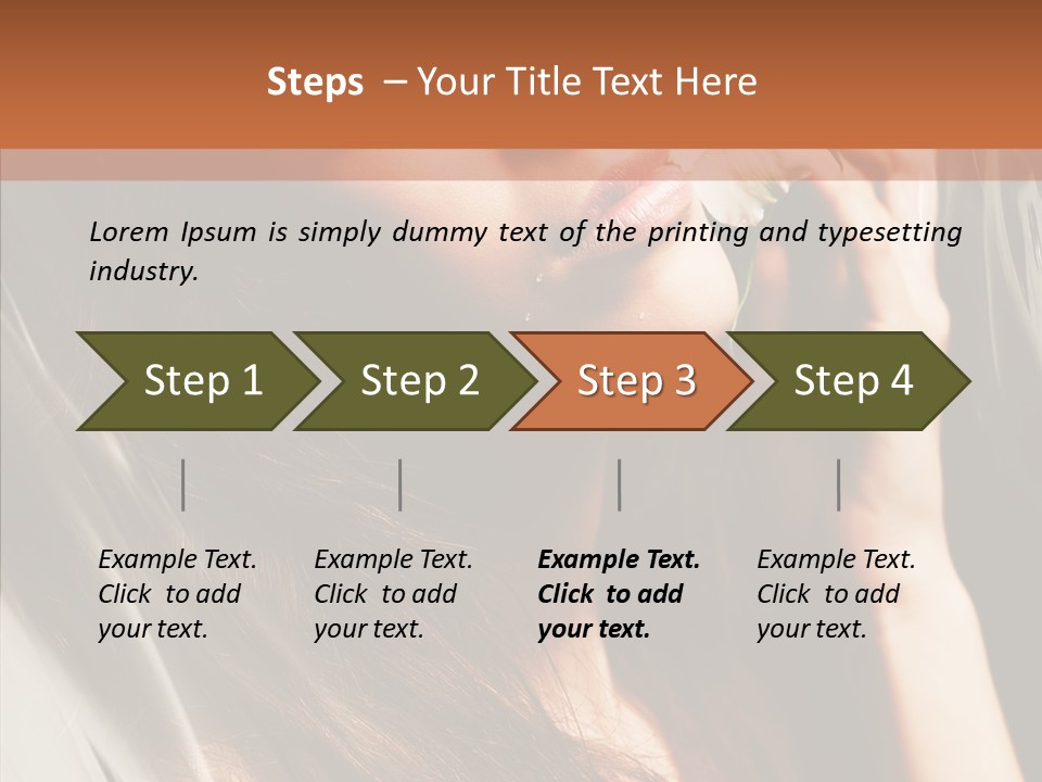 Adult Healthy Closeup PowerPoint Template