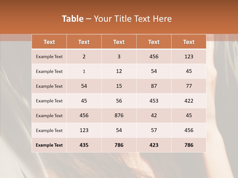 Adult Healthy Closeup PowerPoint Template