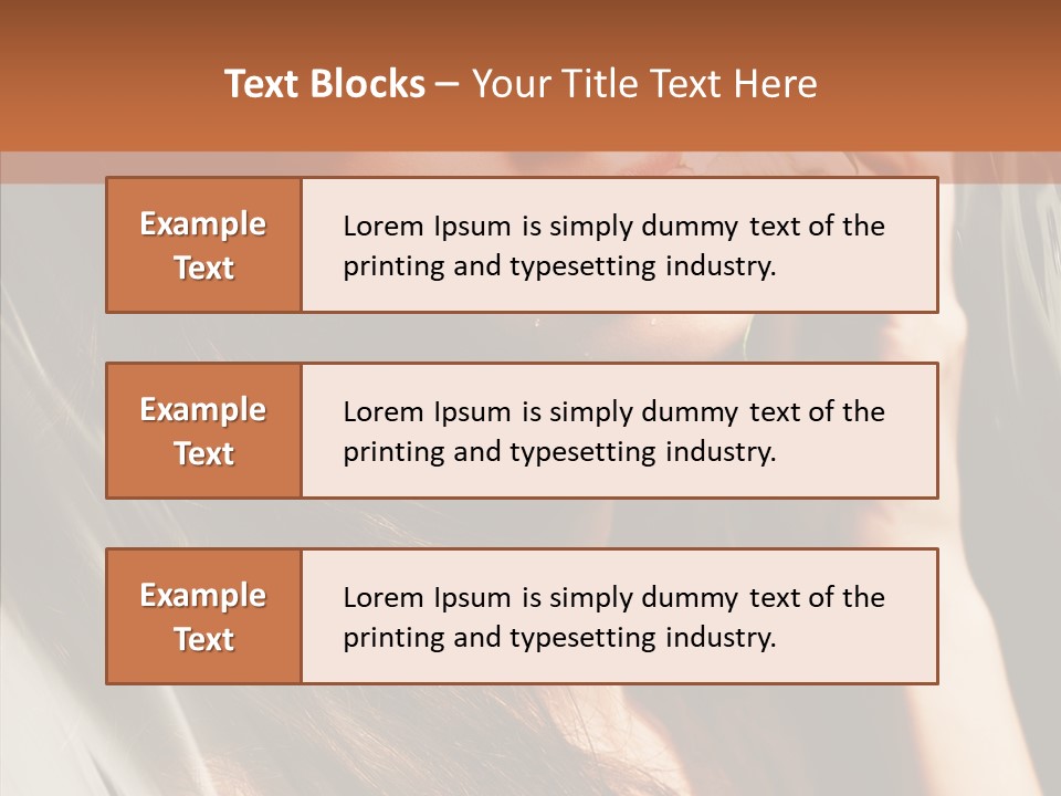 Adult Healthy Closeup PowerPoint Template