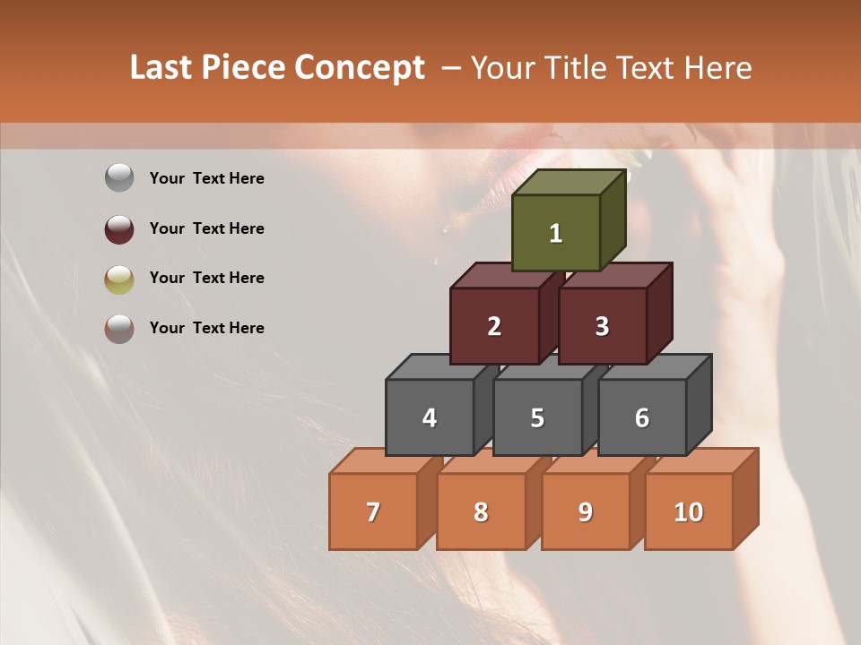 Adult Healthy Closeup PowerPoint Template