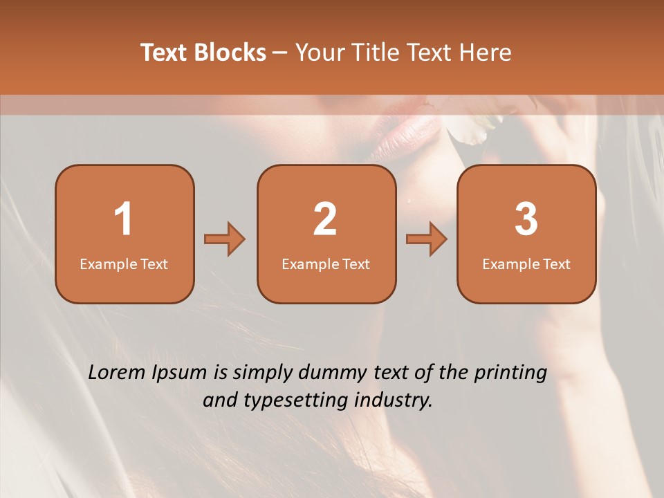 Adult Healthy Closeup PowerPoint Template