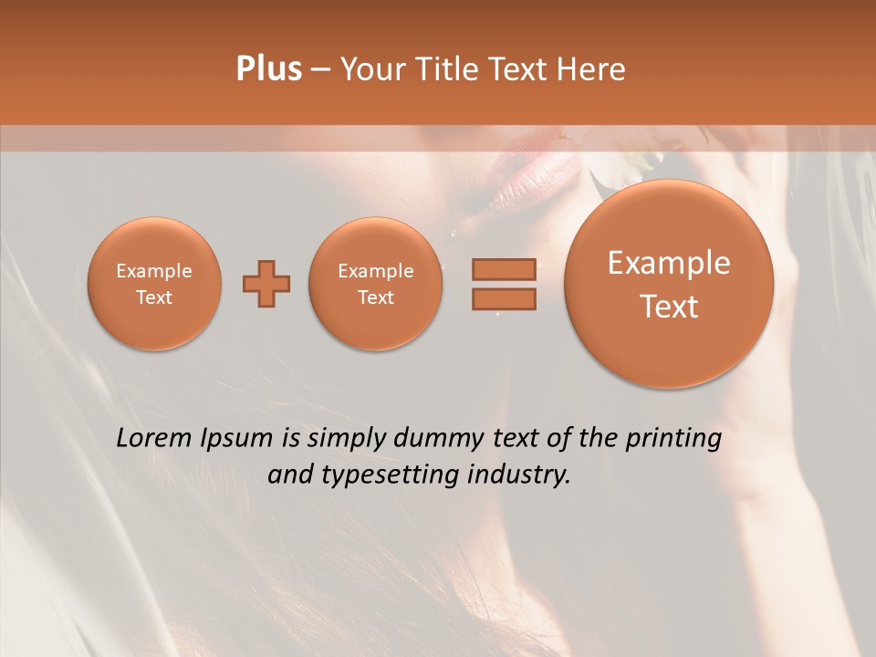 Adult Healthy Closeup PowerPoint Template