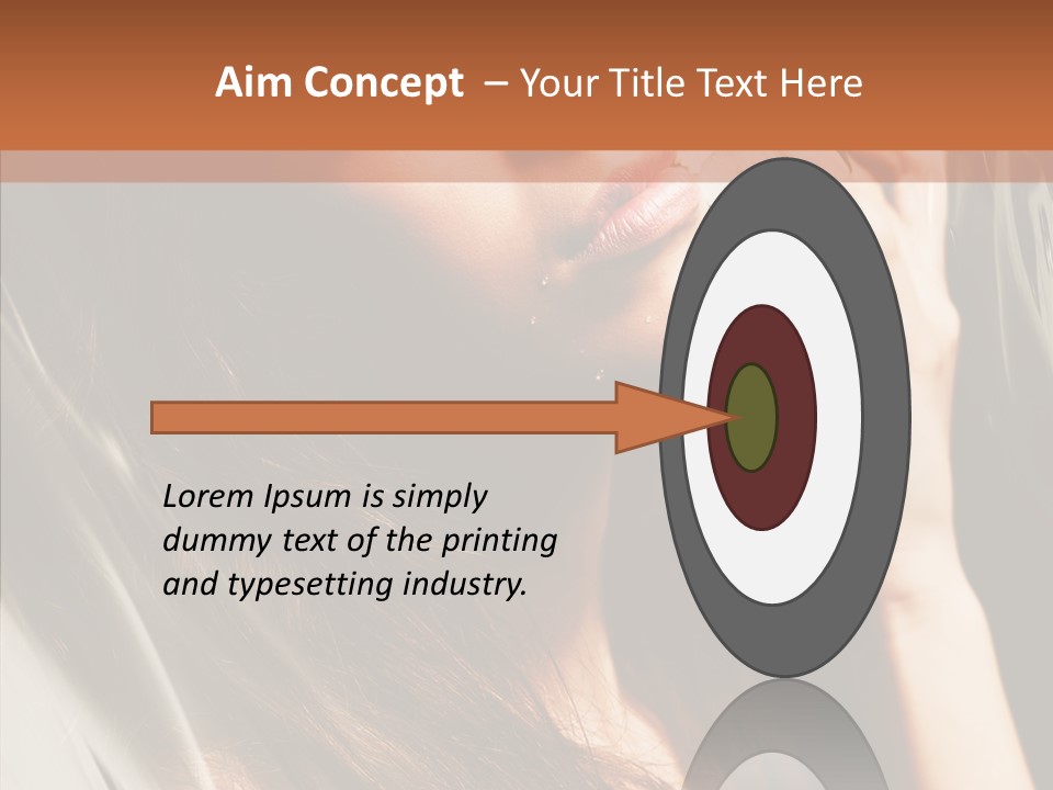 Adult Healthy Closeup PowerPoint Template