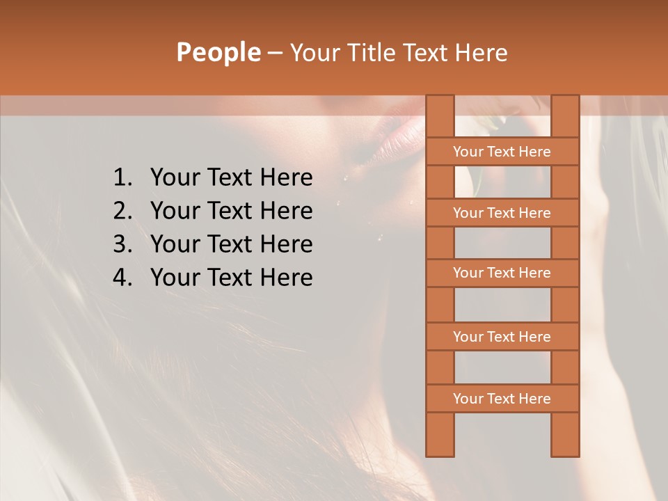 Adult Healthy Closeup PowerPoint Template