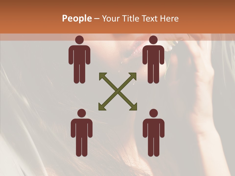 Adult Healthy Closeup PowerPoint Template