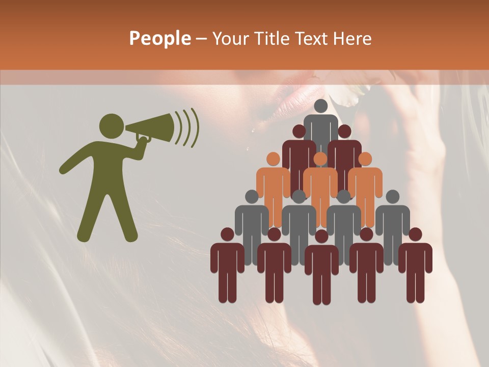 Adult Healthy Closeup PowerPoint Template