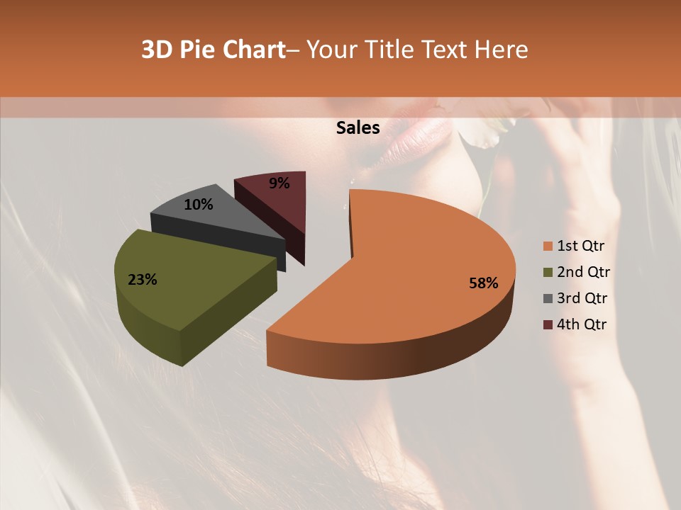 Adult Healthy Closeup PowerPoint Template