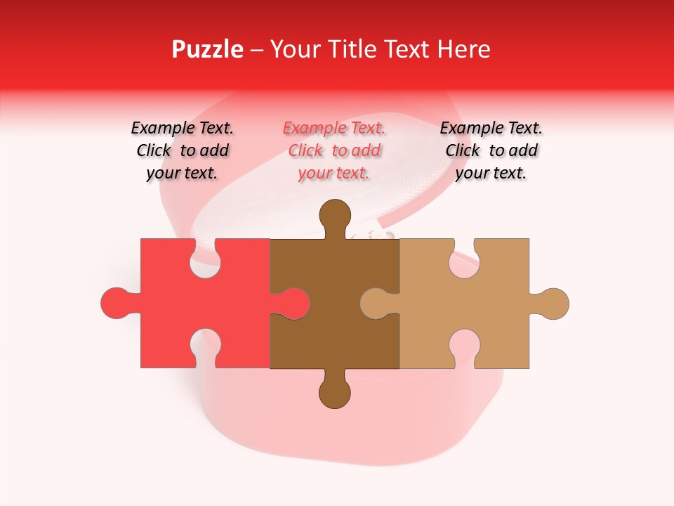 Ring Gold Solitaires PowerPoint Template