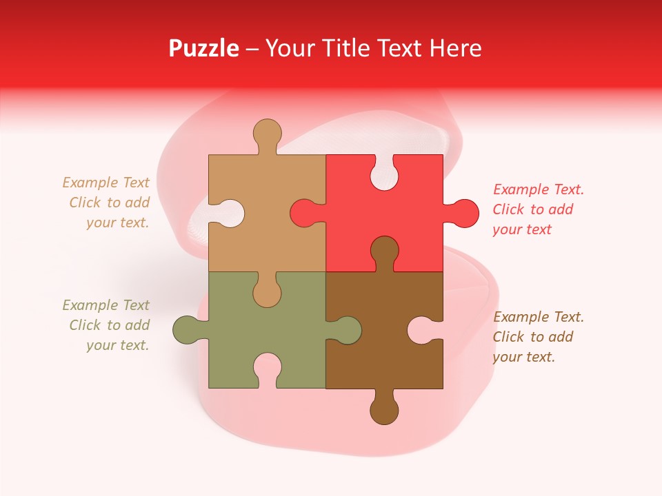 Ring Gold Solitaires PowerPoint Template