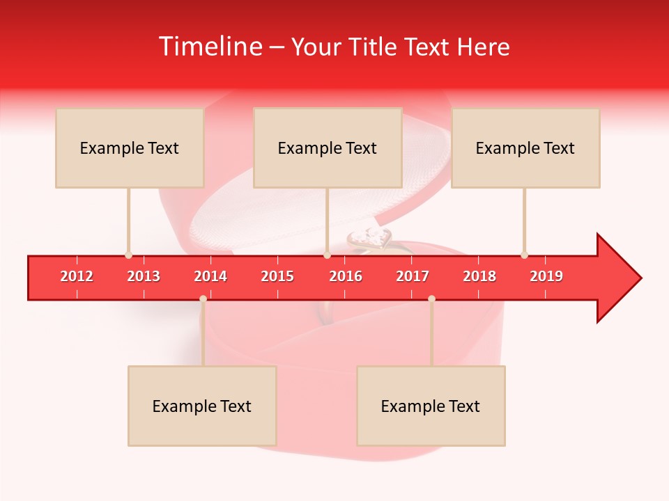 Ring Gold Solitaires PowerPoint Template