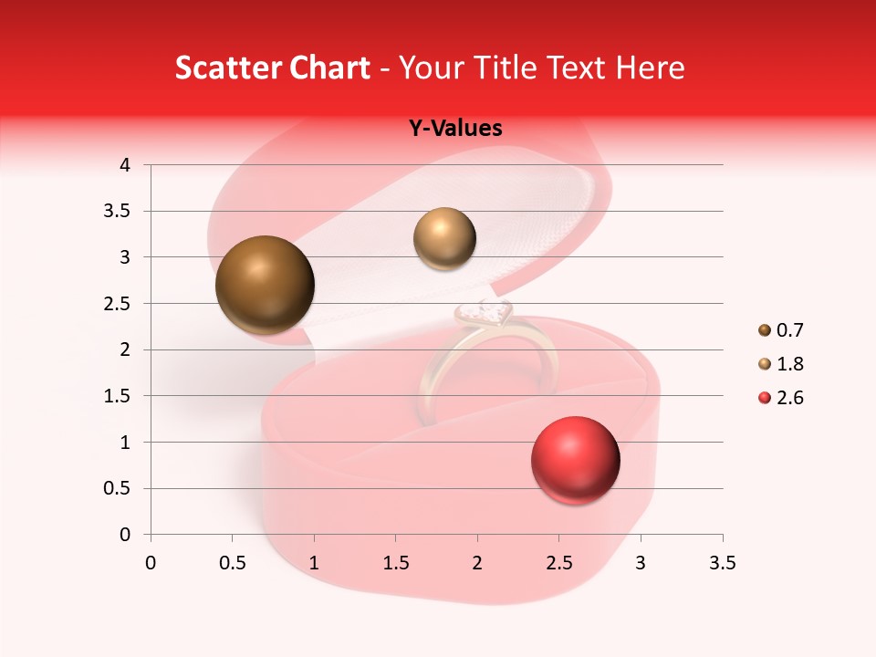 Ring Gold Solitaires PowerPoint Template