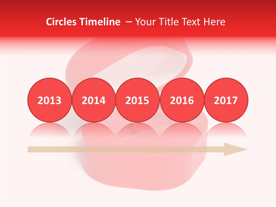 Ring Gold Solitaires PowerPoint Template