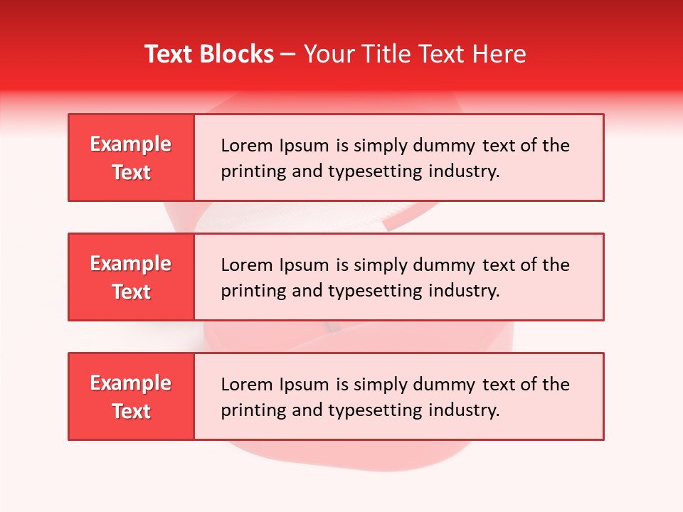 Ring Gold Solitaires PowerPoint Template