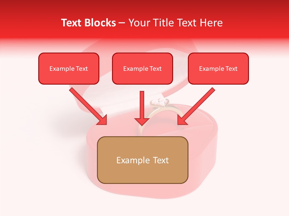 Ring Gold Solitaires PowerPoint Template