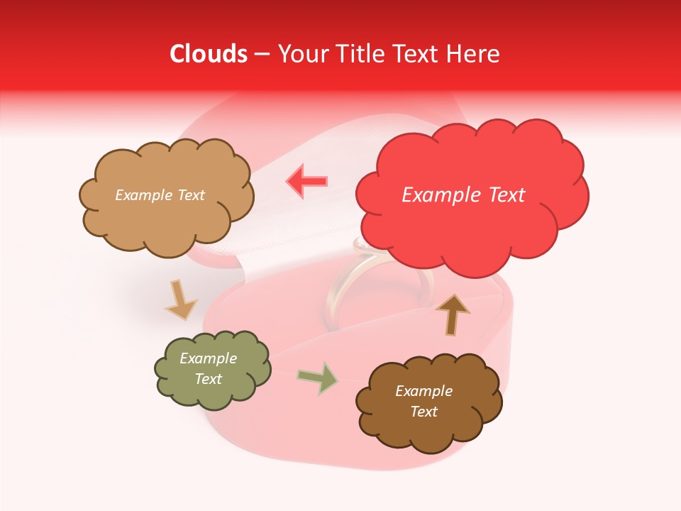 Ring Gold Solitaires PowerPoint Template