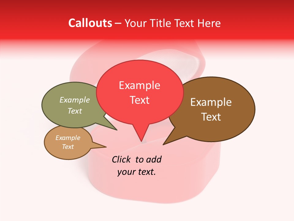 Ring Gold Solitaires PowerPoint Template