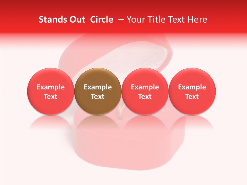 Ring Gold Solitaires PowerPoint Template