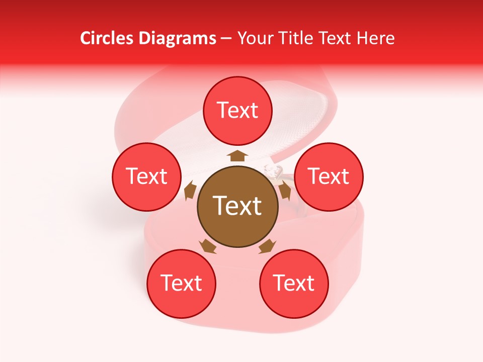 Ring Gold Solitaires PowerPoint Template