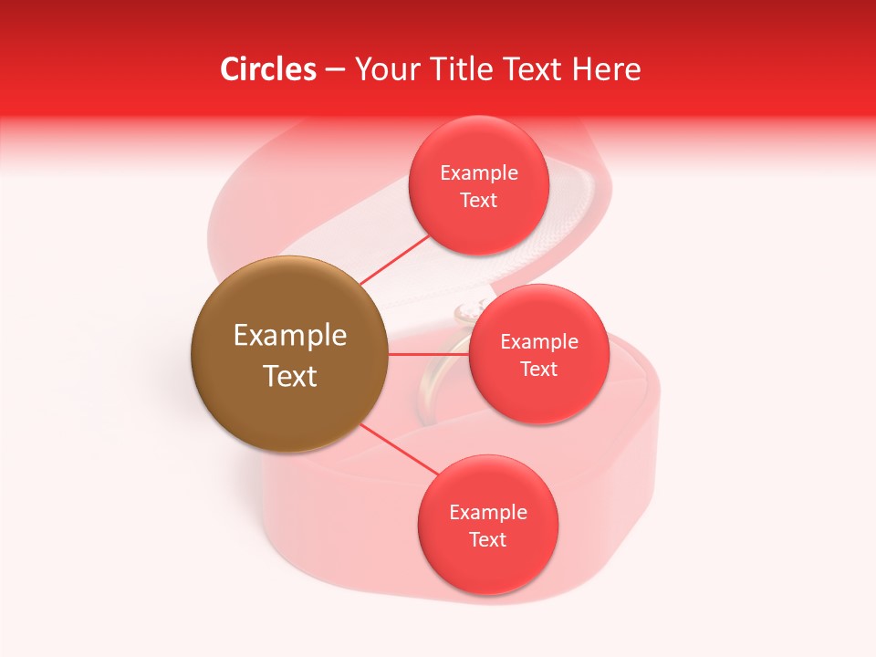 Ring Gold Solitaires PowerPoint Template