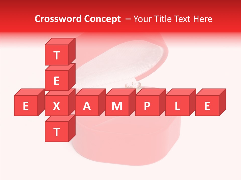 Ring Gold Solitaires PowerPoint Template