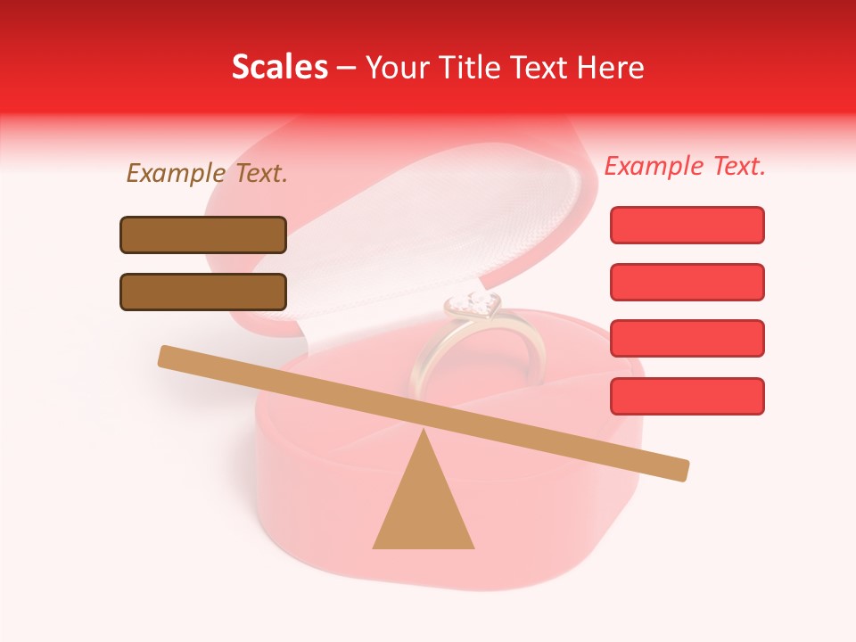 Ring Gold Solitaires PowerPoint Template