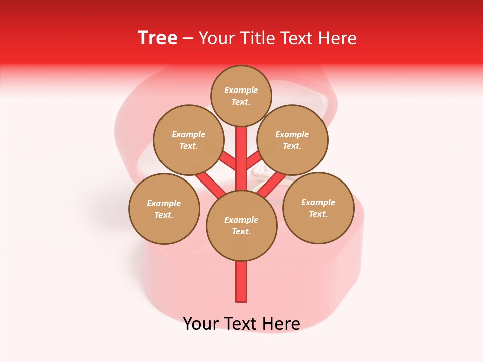 Ring Gold Solitaires PowerPoint Template