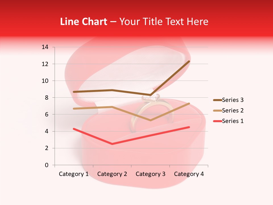 Ring Gold Solitaires PowerPoint Template