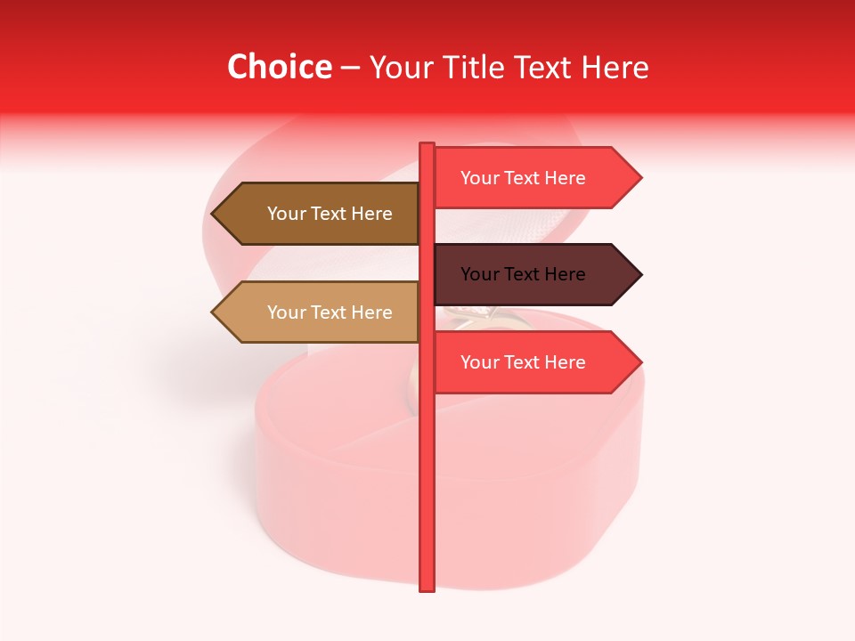 Ring Gold Solitaires PowerPoint Template