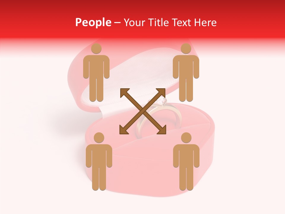 Ring Gold Solitaires PowerPoint Template