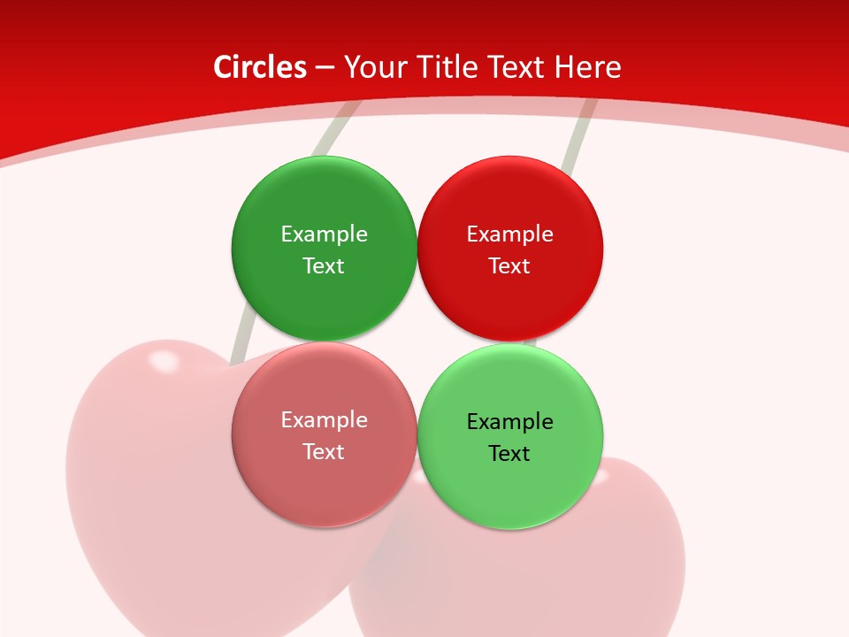 Fresh Dessert Symbol PowerPoint Template