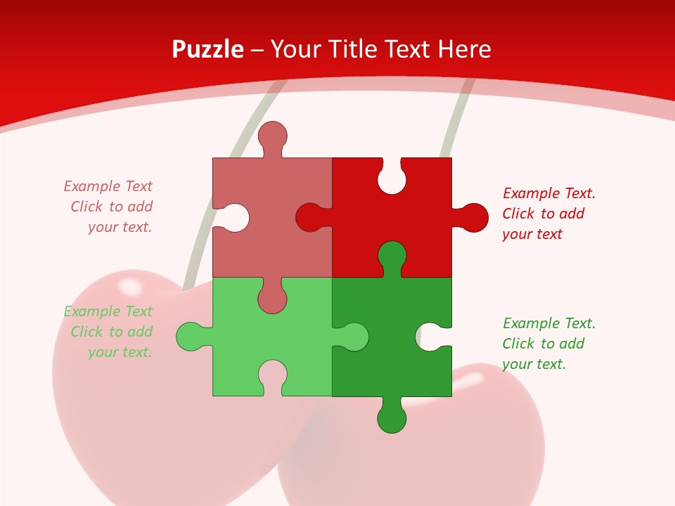 Fresh Dessert Symbol PowerPoint Template