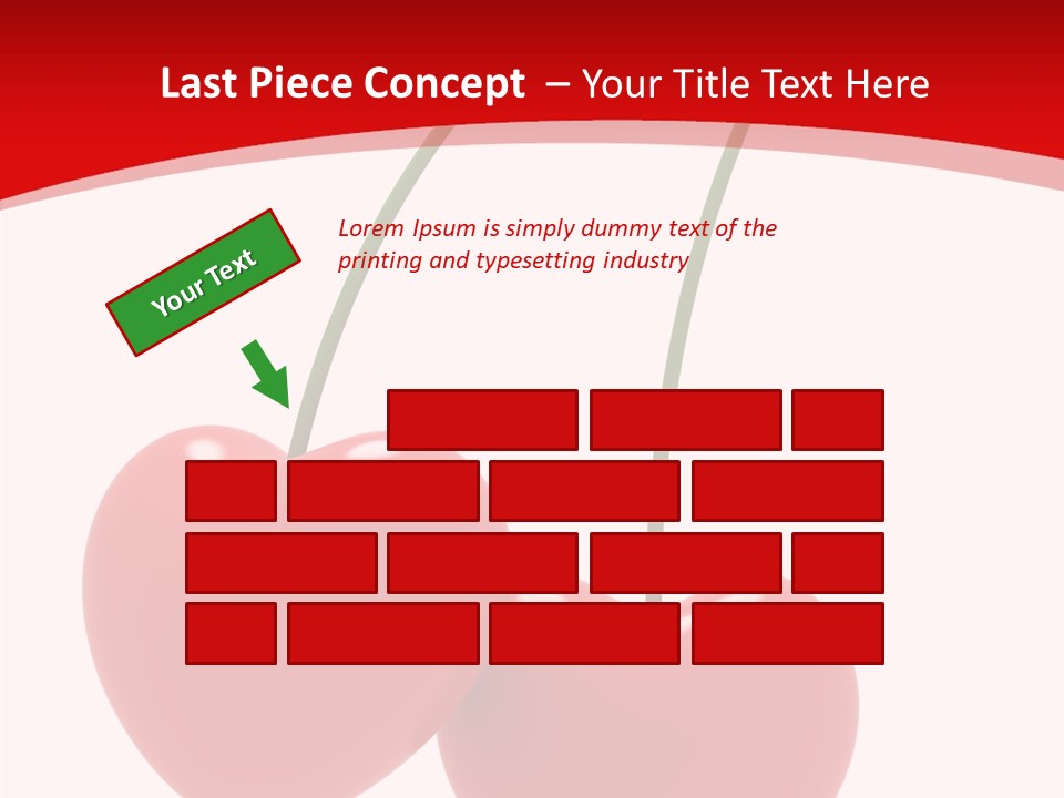 Fresh Dessert Symbol PowerPoint Template