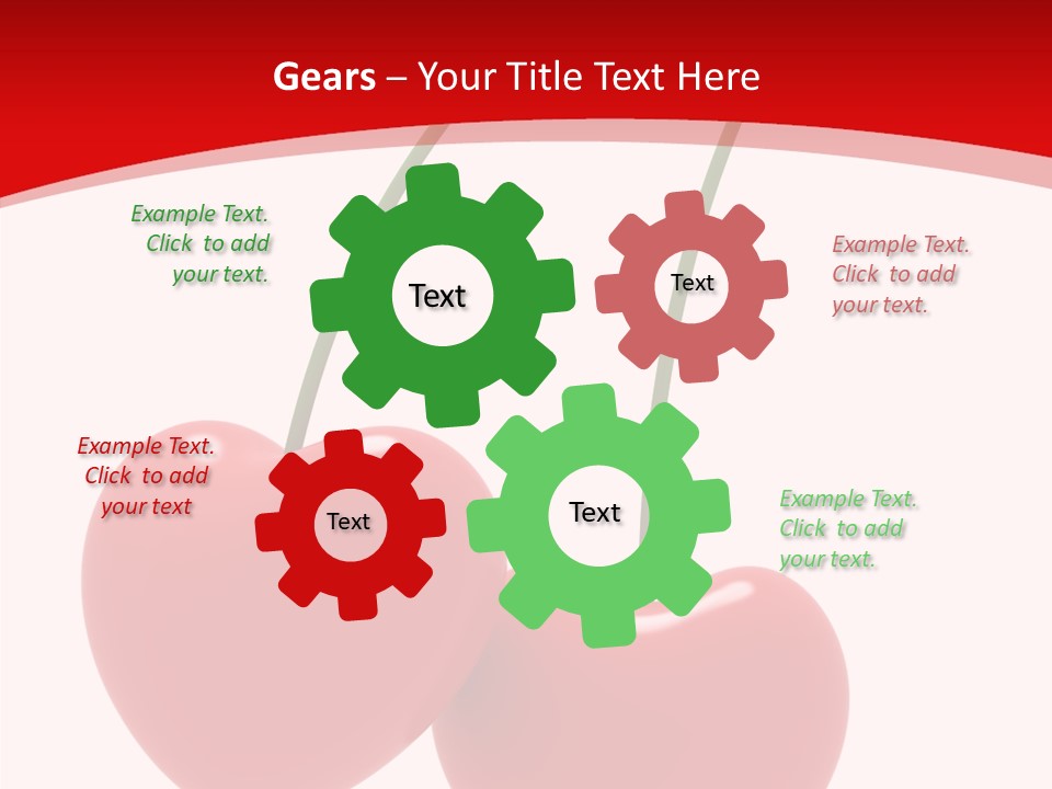 Fresh Dessert Symbol PowerPoint Template