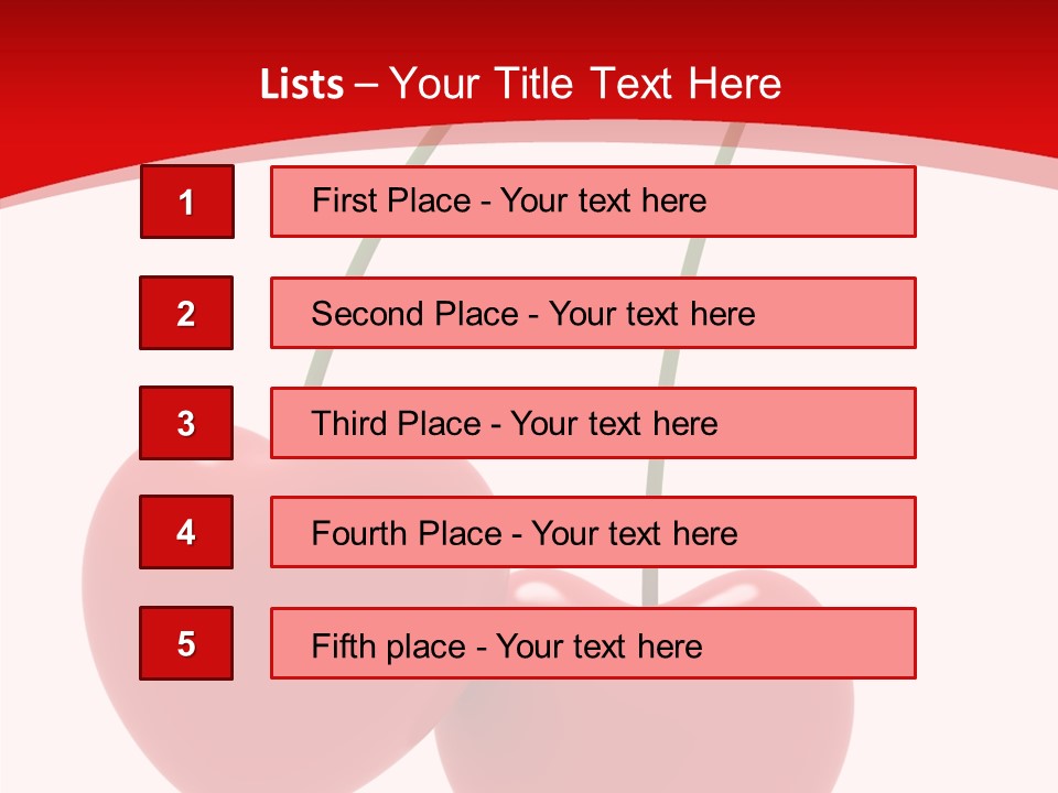 Fresh Dessert Symbol PowerPoint Template