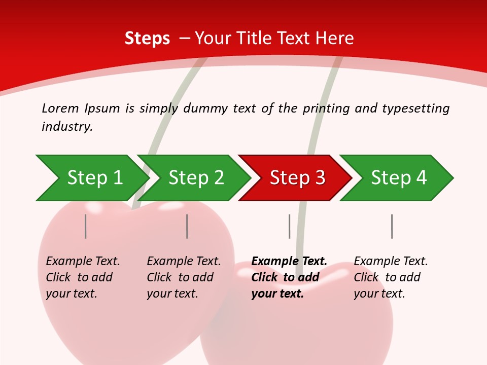 Fresh Dessert Symbol PowerPoint Template