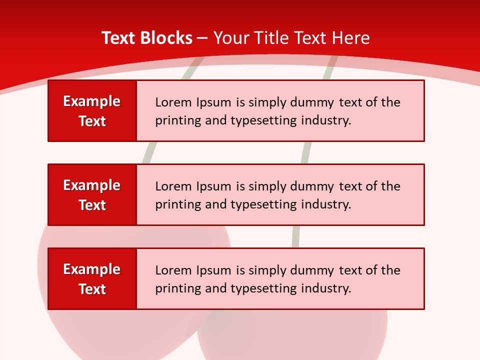 Fresh Dessert Symbol PowerPoint Template