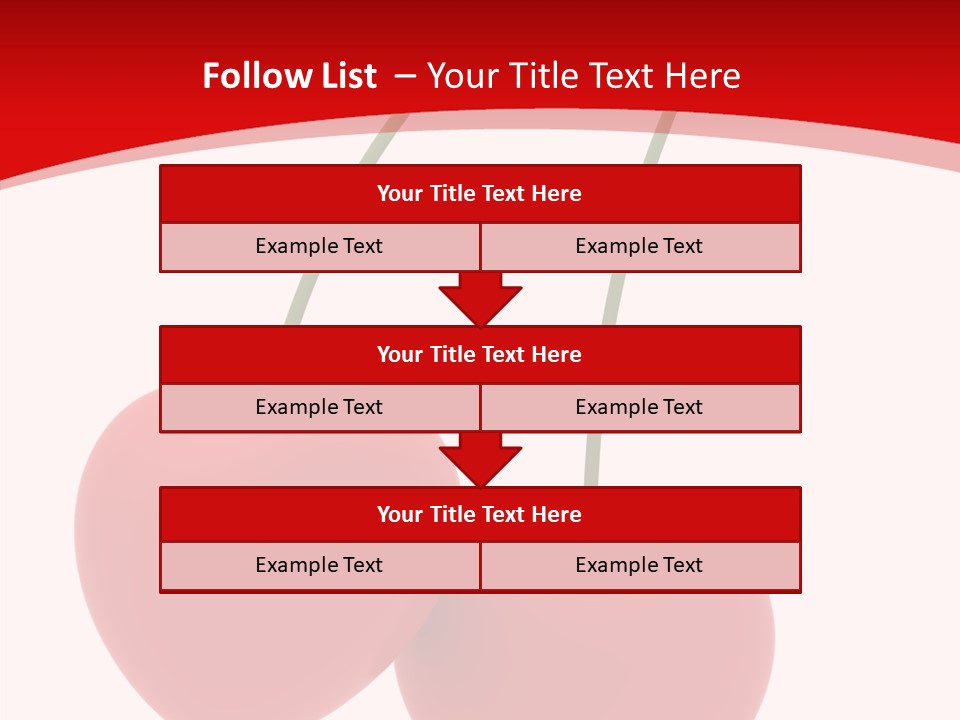 Fresh Dessert Symbol PowerPoint Template