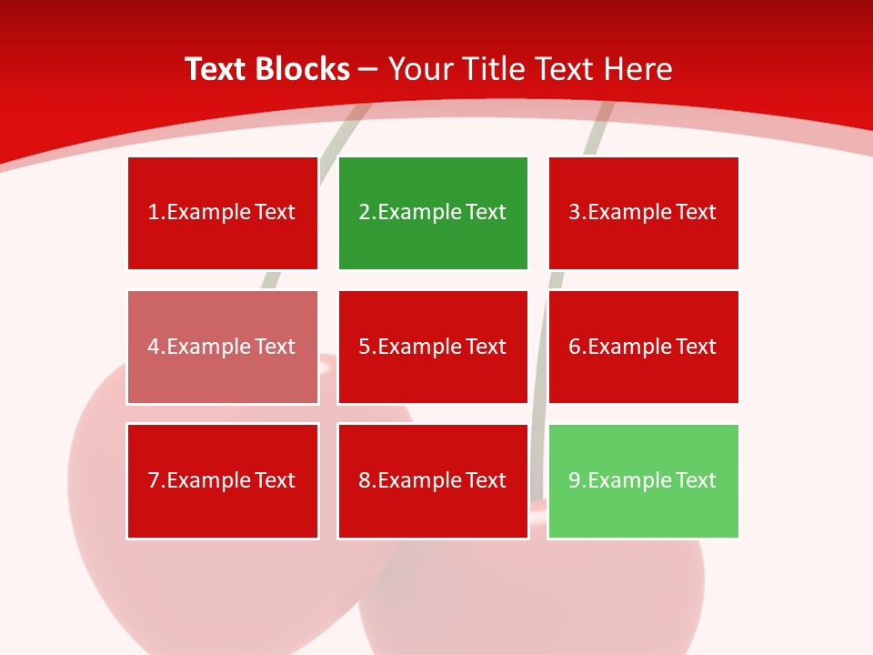 Fresh Dessert Symbol PowerPoint Template