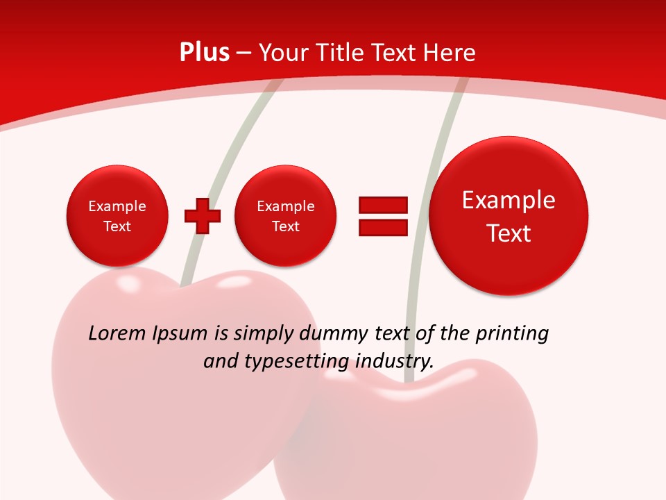 Fresh Dessert Symbol PowerPoint Template