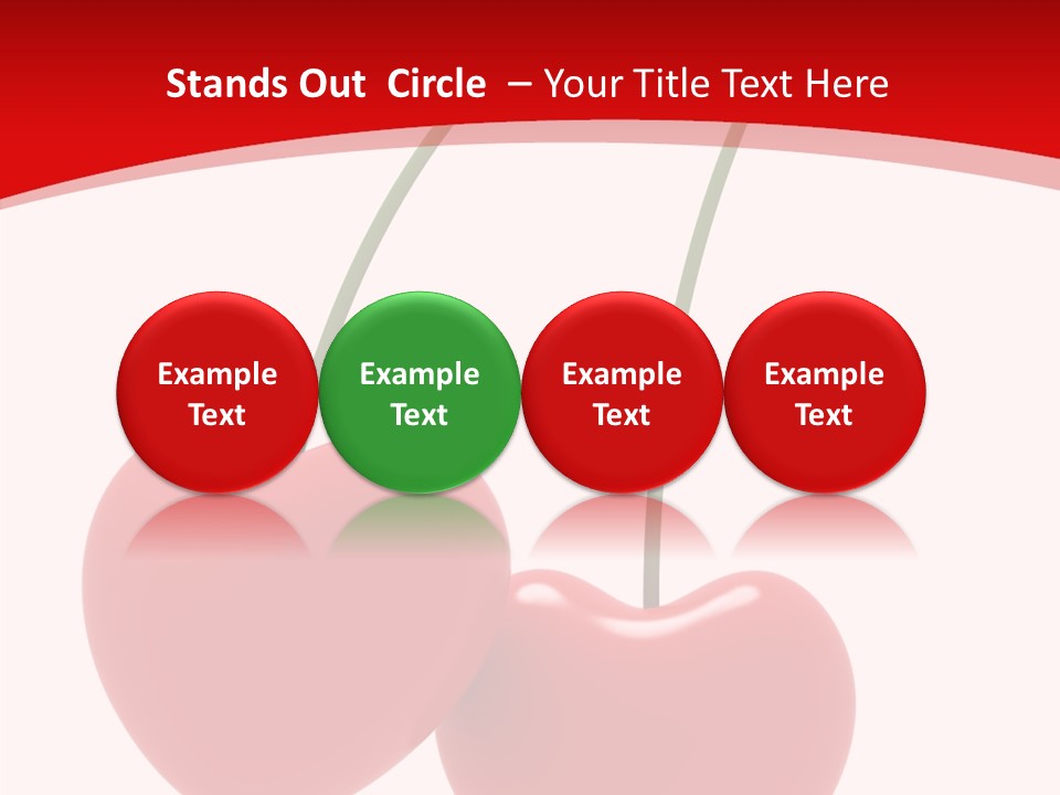 Fresh Dessert Symbol PowerPoint Template