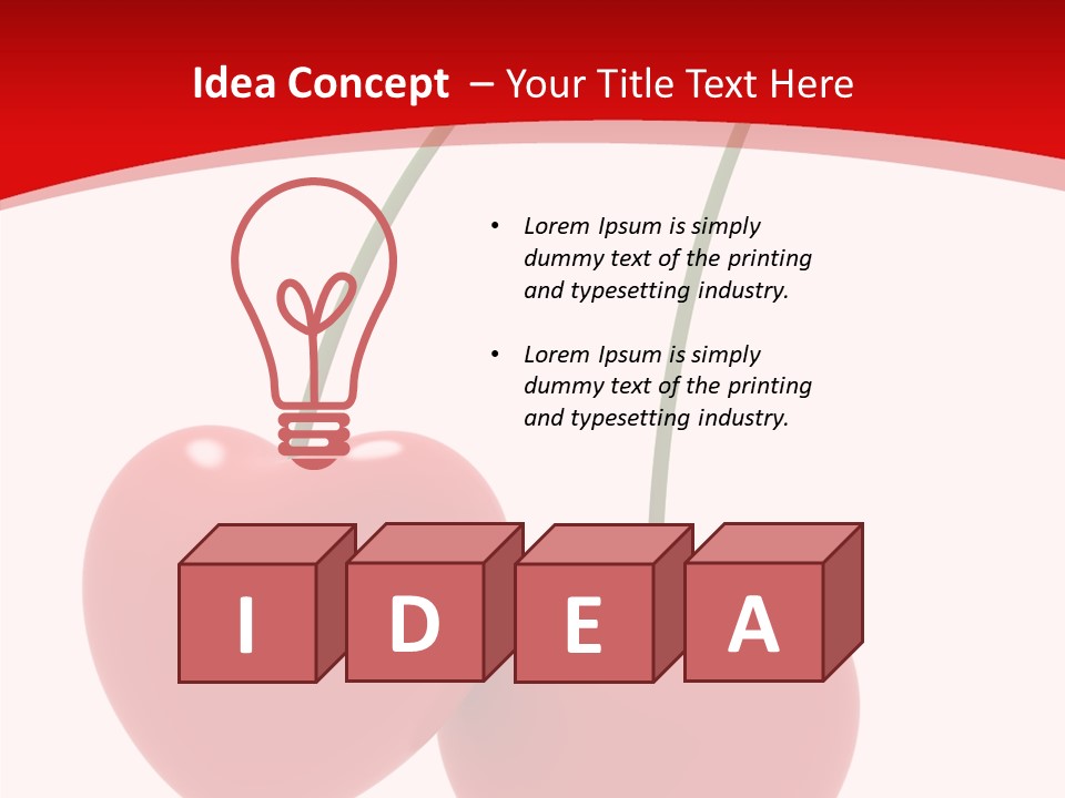 Fresh Dessert Symbol PowerPoint Template