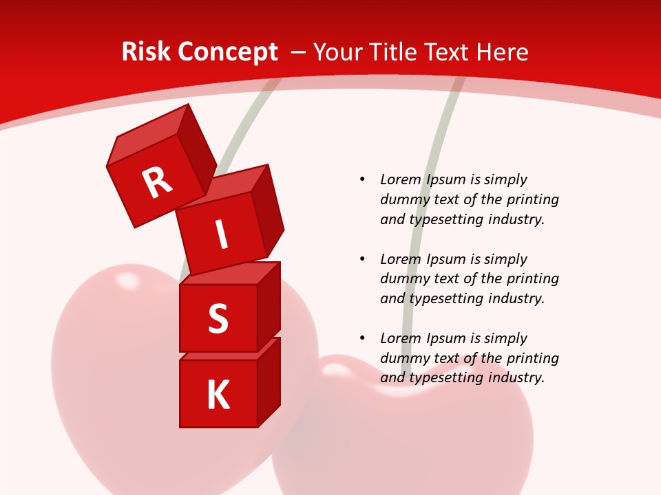 Fresh Dessert Symbol PowerPoint Template