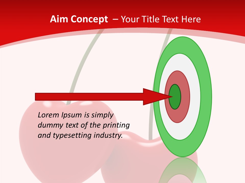 Fresh Dessert Symbol PowerPoint Template